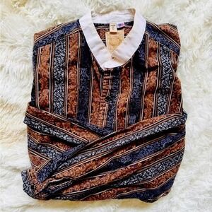 Vintage Wah Maker Shirt Mens Large Western Button Up Frontier Clothing by Scully